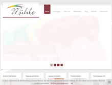 Tablet Screenshot of maler-muehle-berlin.de
